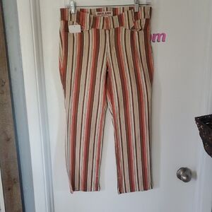 Vintage Guess Jeans Striped Capris, 28